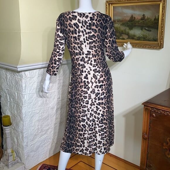 Verse Collection Animal Print Midi Dress - Picture 5 of 10